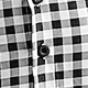 Women's Casual Plaid Strap Dress With Ruffle Hem & Single-Breasted