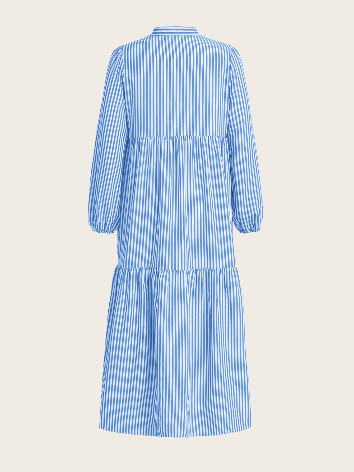 XH616 Women's Striped Printed Simple Daily Dress Maxi Women Outfit Fall Cloth For Women