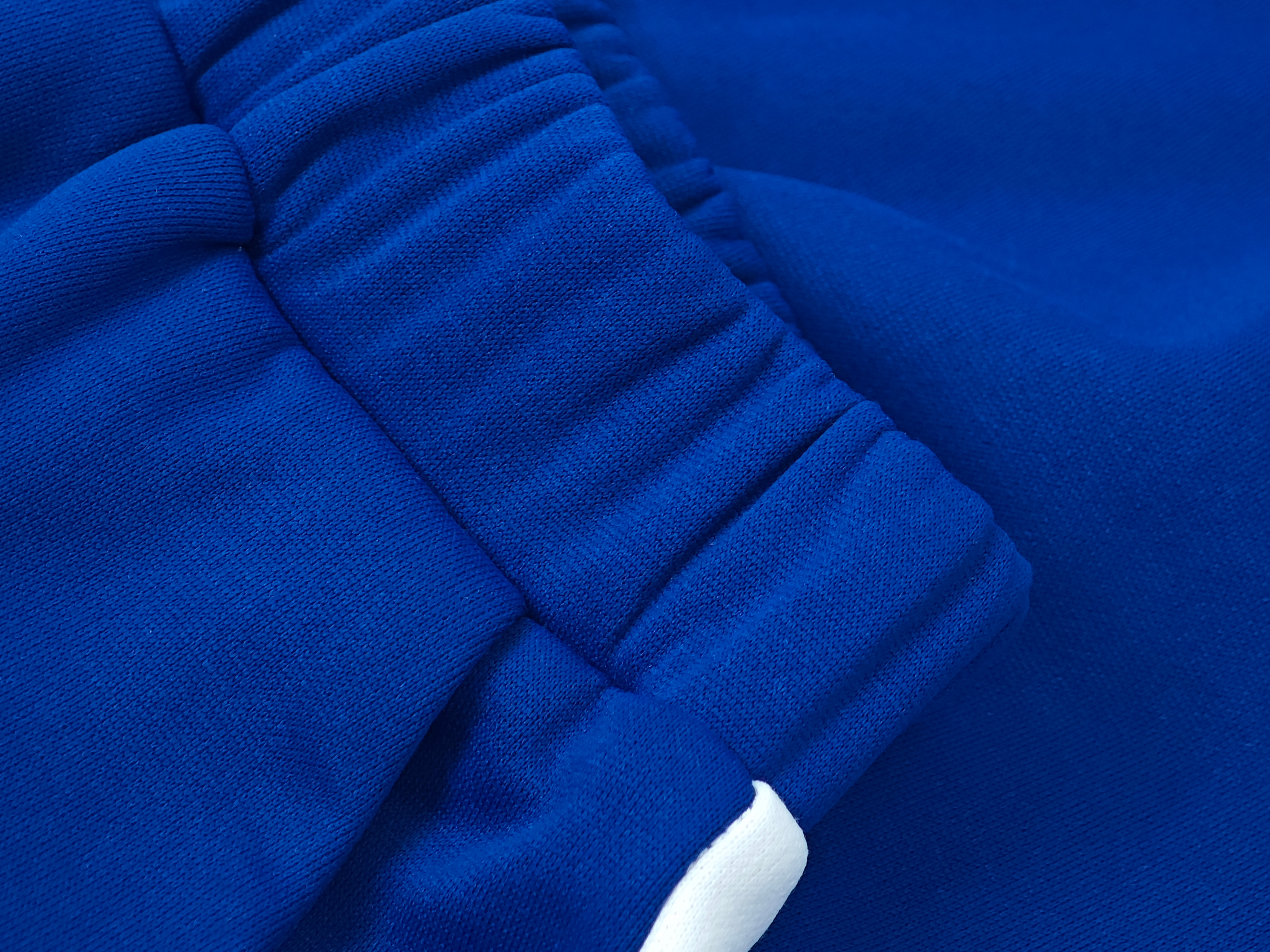 lgy42 Women's white hoodie and blue pants fashion suit Cardigan(Can be customized printing)