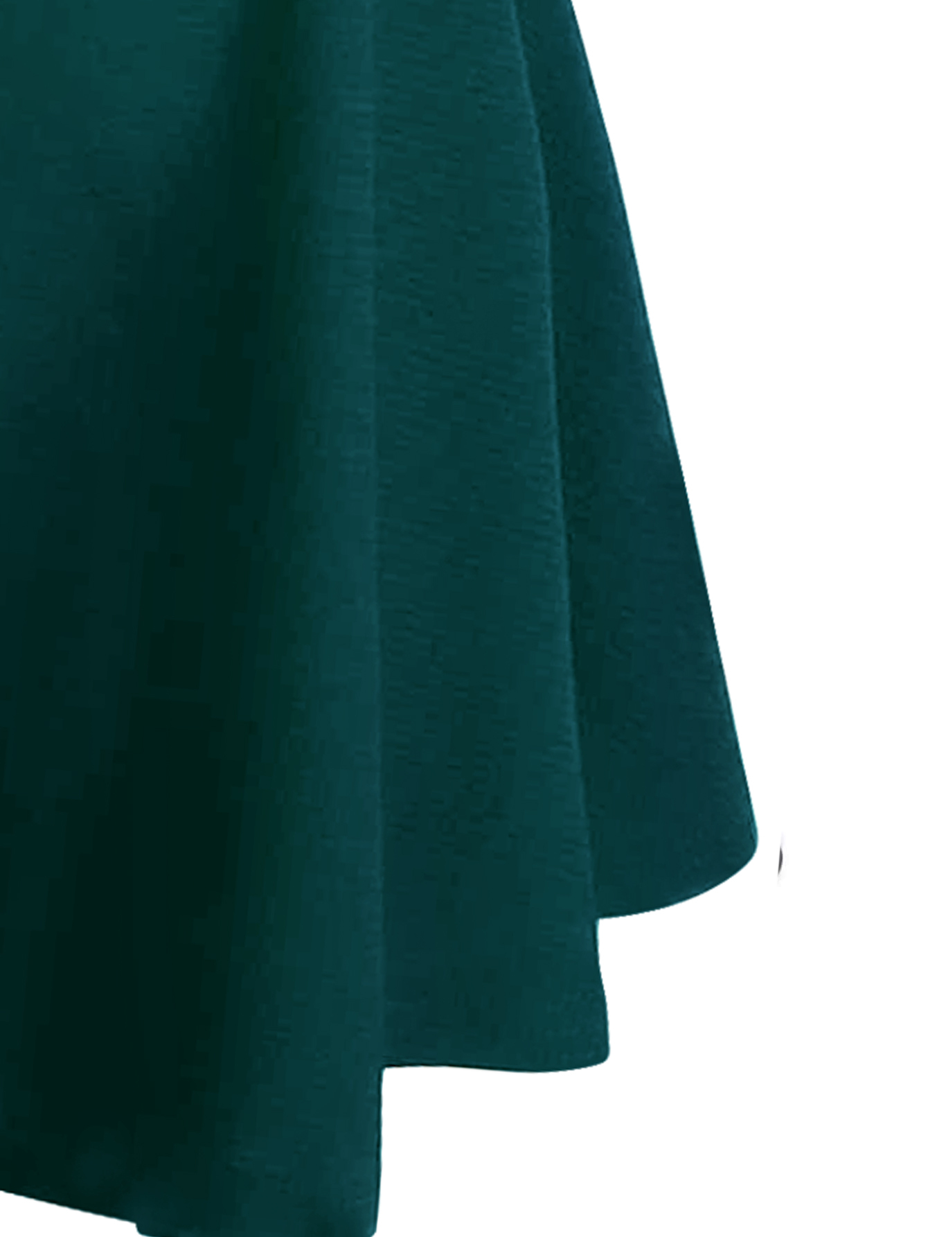 s636 Qutie Plus Elastic Waist Solid Skirt