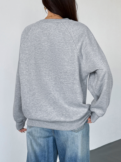 Women's Casual Lace Patchwork Sweatshirt, Autumn/Winter