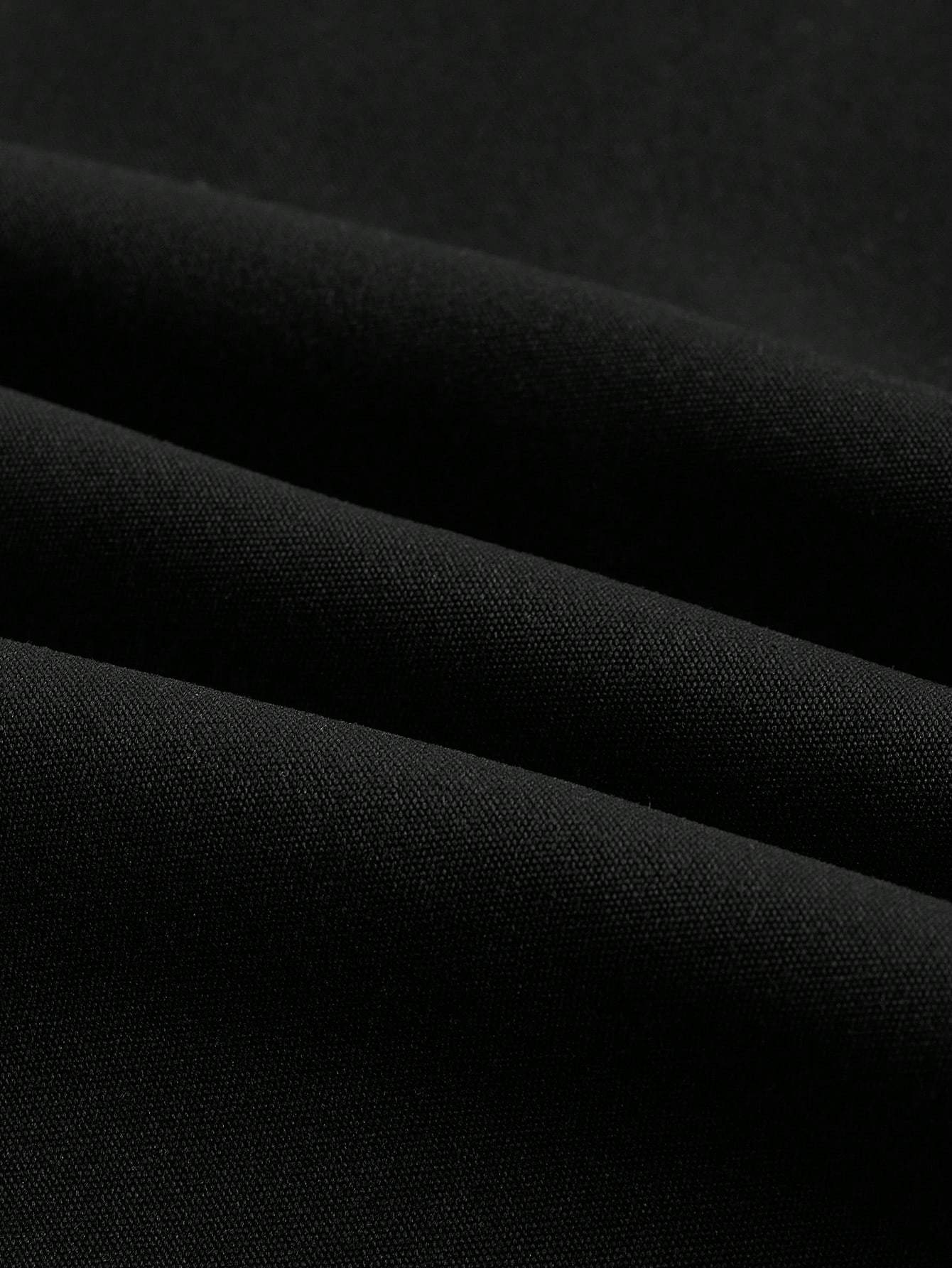 XD242 Women Spring/Summer Leisure Solid Color Drawstring Waist Tooling Skirt