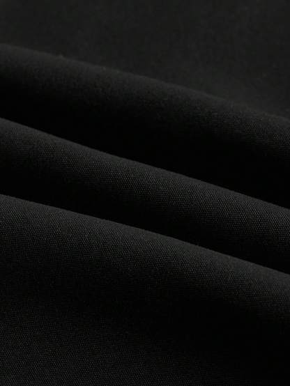 XD242 Women Spring/Summer Leisure Solid Color Drawstring Waist Tooling Skirt