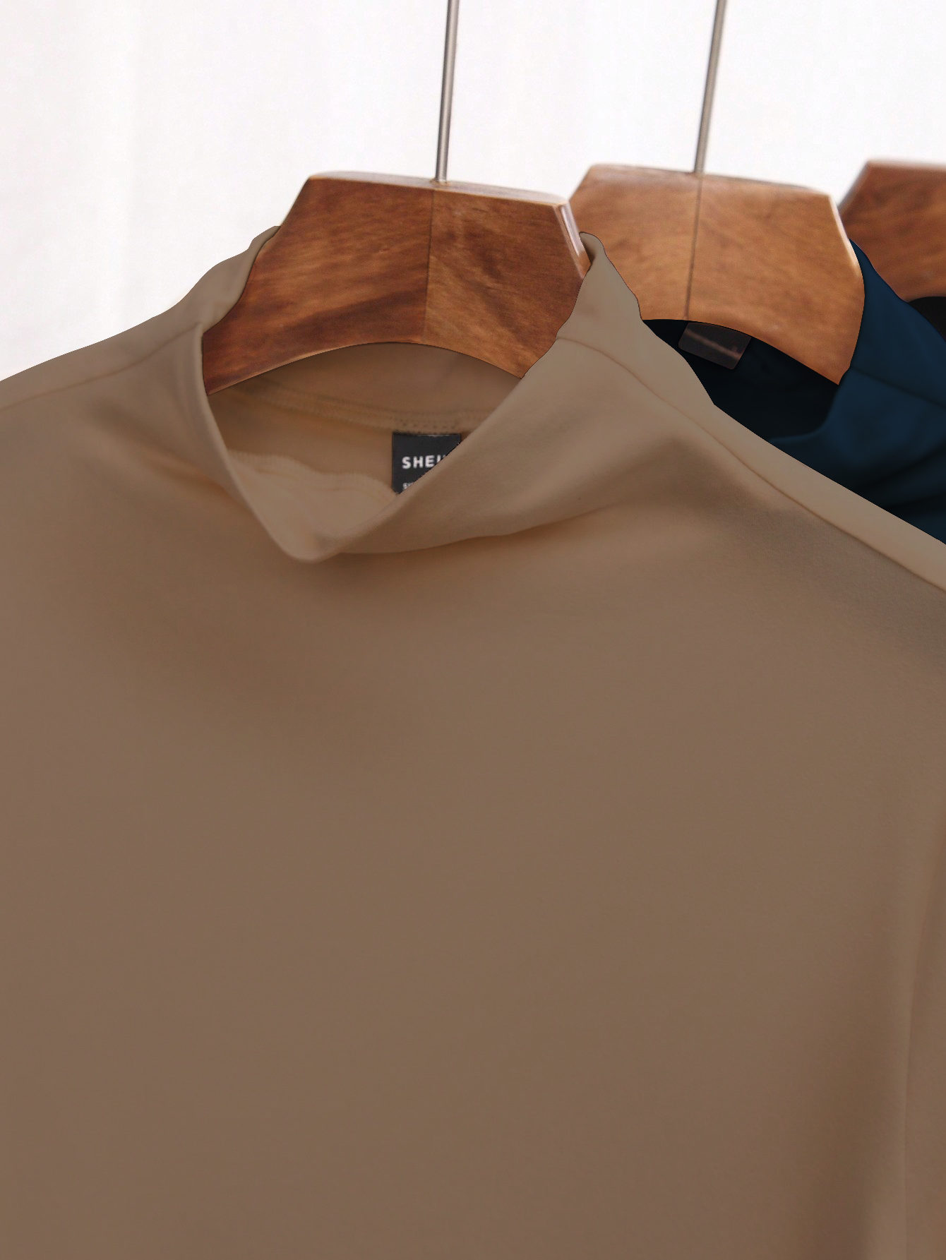3pcs Mock Neck Tee(Can be customized printing)