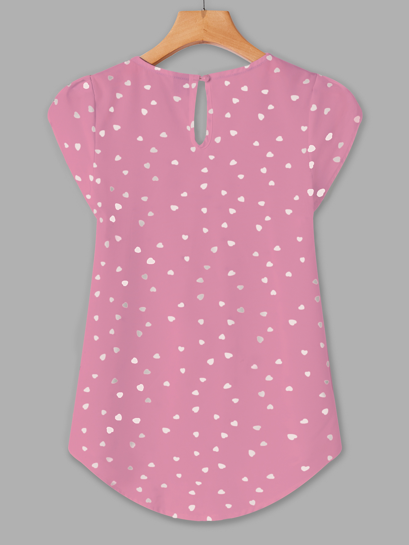 Holidaya Floral Print Pleated Cap Sleeve Top