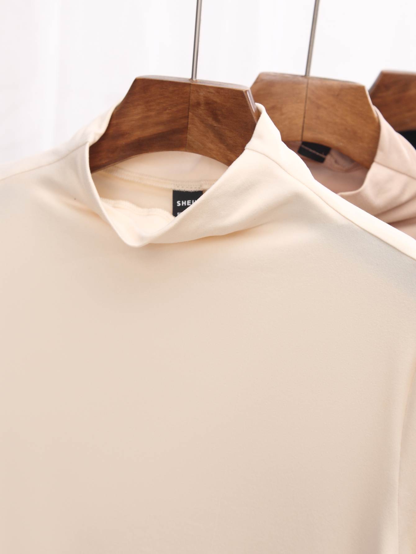 3pcs Mock Neck Tee(Can be customized printing)