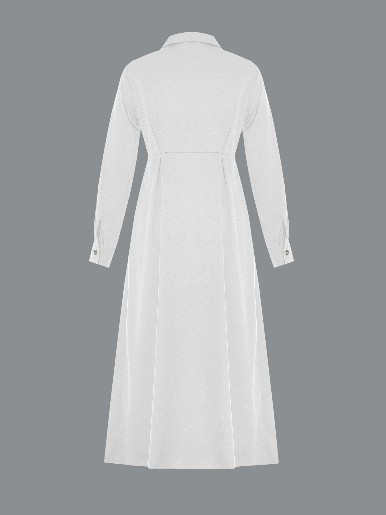  XD313 Women's Solid Color High Waist Long Sleeve Summer Shirt Dress Maxi Women Outfit Fall Cloth For Women