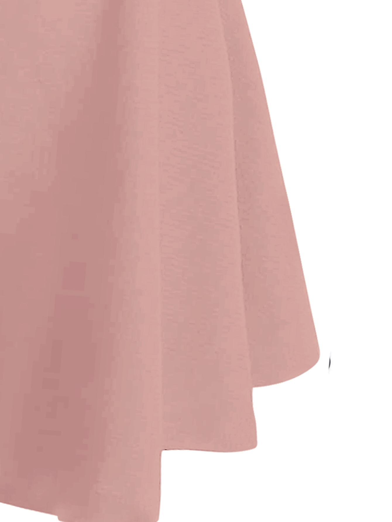 Qutie Plus Elastic Waist Solid Skirt