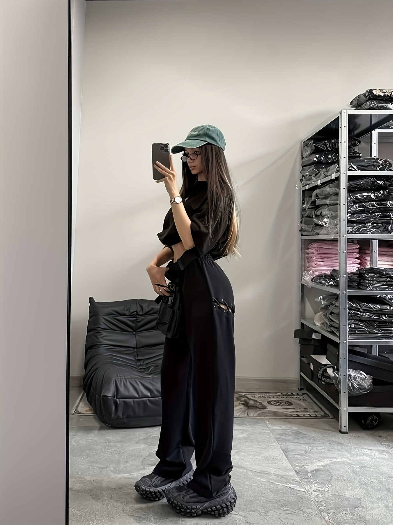 lgy195 Women's Trendy Best-Selling Wrap Casual Sports Pants