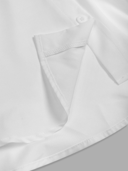 XD267 Women's Casual Butterfly Print Long Sleeve Blouse Women Shirt