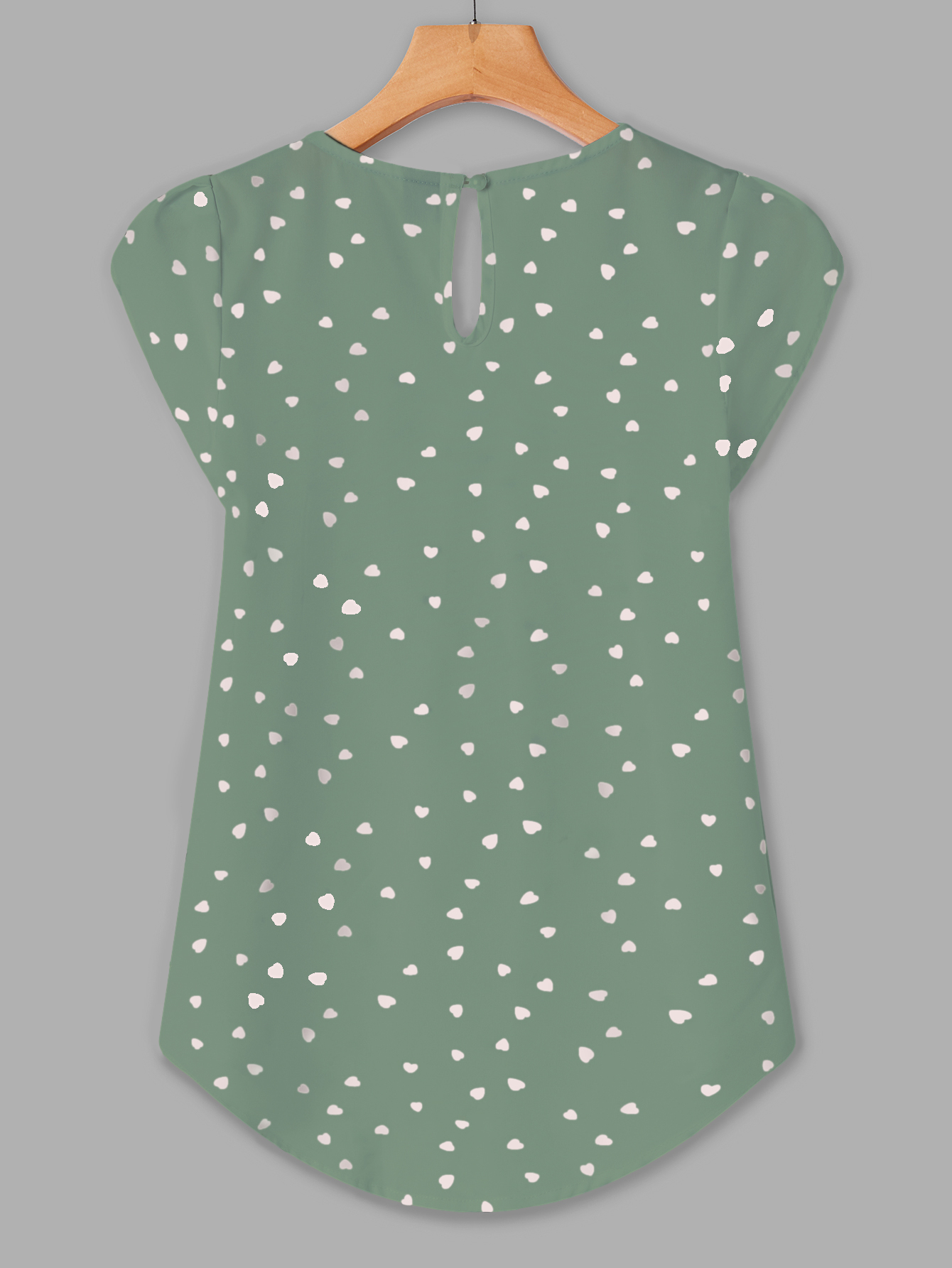 Holidaya Floral Print Pleated Cap Sleeve Top