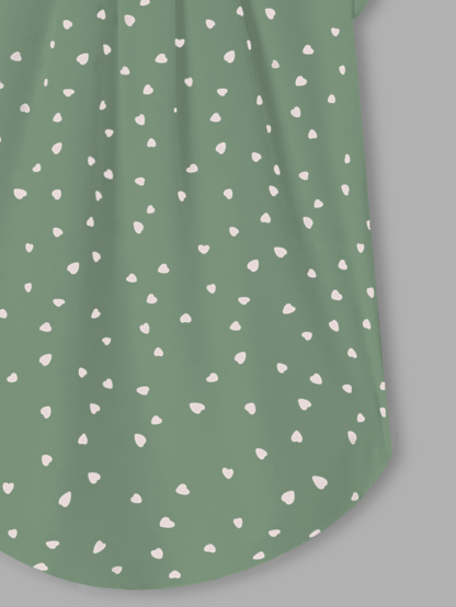 Holidaya Floral Print Pleated Cap Sleeve Top