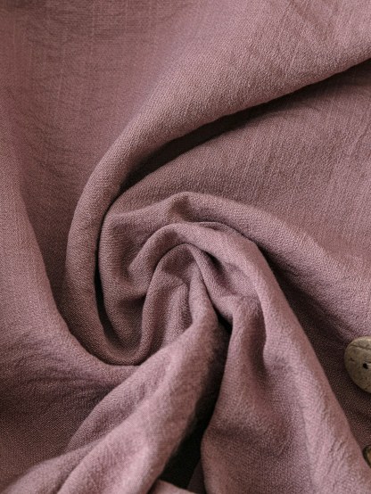 XD602 Casual Solid Color Button Decorated Drawstring Shirt