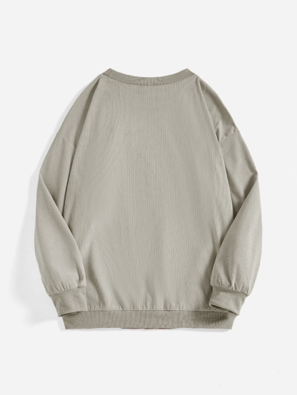  XH631 Women's Spring And Autumn Casual Letter Printed Sweatshirt Graduation,Back To School Outfits,Graduation,Teacher Outfits For Women,Back To School Pullover Fall Outfit