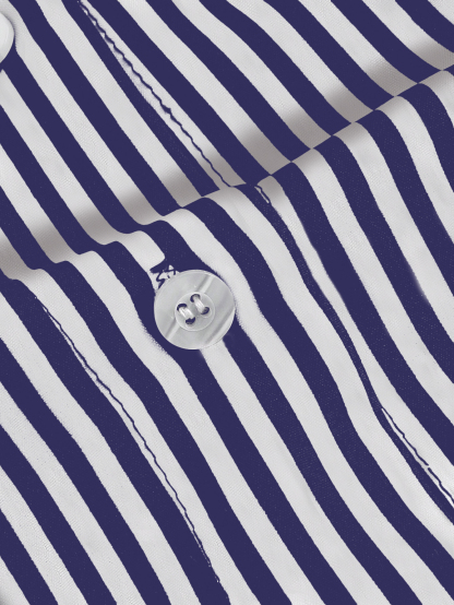 XH562 Women's Colorblock Striped Single Breasted Long Sleeve Loose Summer Vacation Style Dress Maxi Women Outfit Fall Cloth For Women