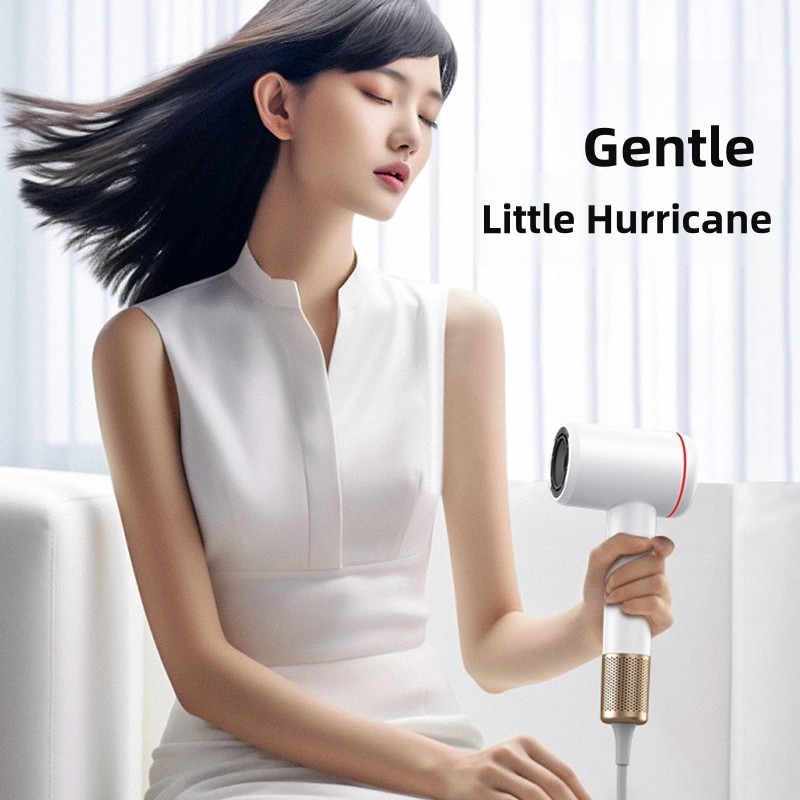 SalonCare Pro Hair Dryer: 110,000 RPM Motor, 5B Negative Ions, LED Display, Fast Drying & Frizz Control (Hair Dryer + Air Nozzle)