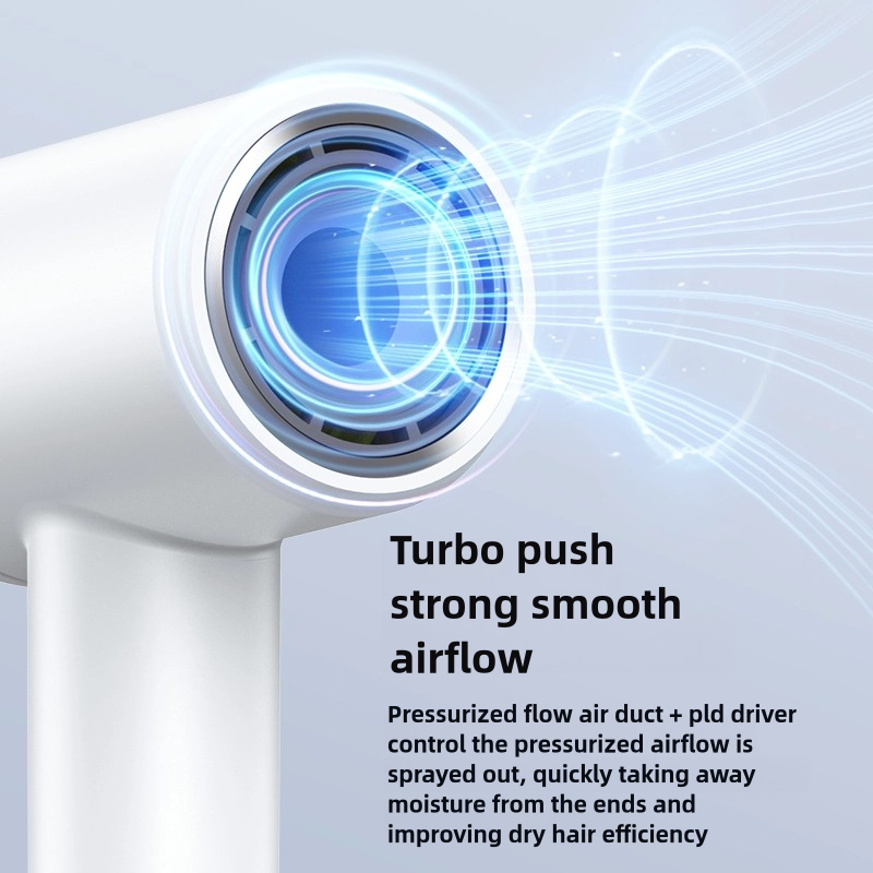 SalonCare Pro Hair Dryer: 110,000 RPM Motor, 5B Negative Ions, LED Display, Fast Drying & Frizz Control (Hair Dryer + Air Nozzle)