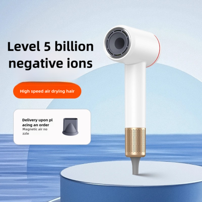 SalonCare Pro Hair Dryer: 110,000 RPM Motor, 5B Negative Ions, LED Display, Fast Drying & Frizz Control (Hair Dryer + Air Nozzle)