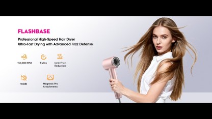 Hair Dryer, High-Speed Ionic Blow Dryer with Diffuser, 150,000 RPM Brushless Motor Blow Dryer for Fast Drying & 500M Negative Ionic Frizz Control, Low Noise Hair Dryers for Women Home Travel Salon