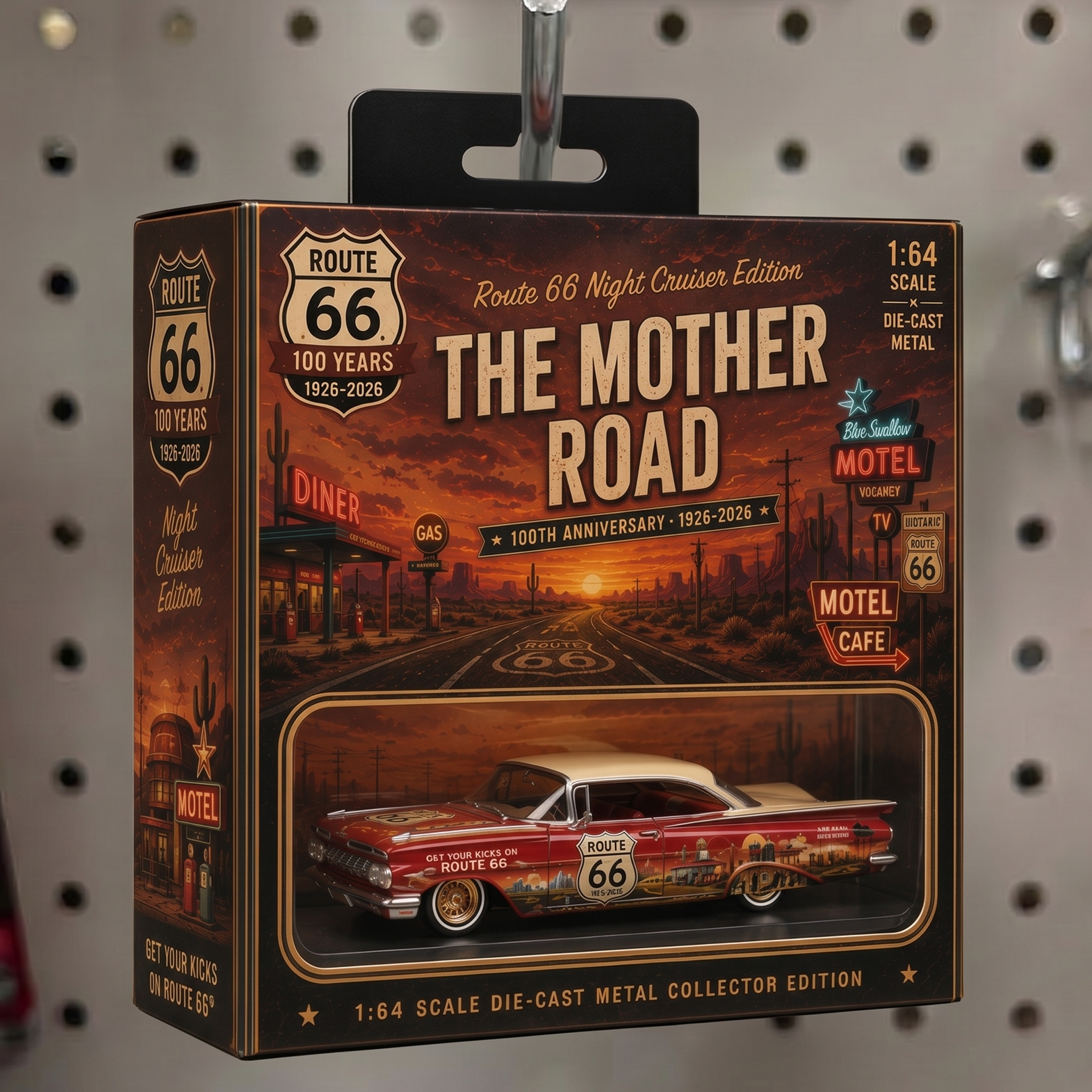 Route 66 Centennial Commemorative Die-cast Model Car