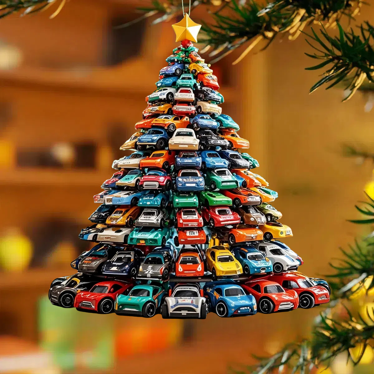 Toy Cars Christmas Tree Ornament