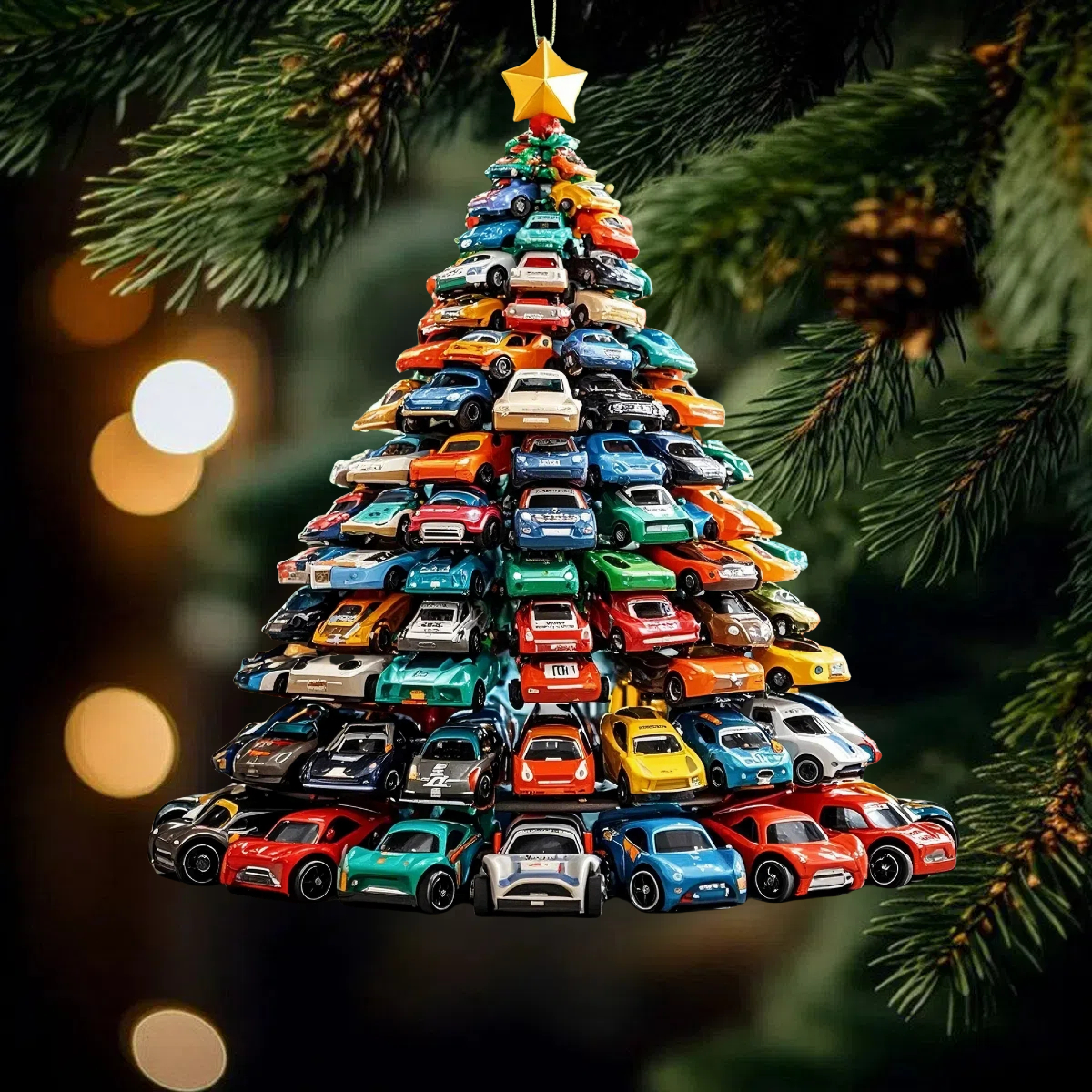 Toy Cars Christmas Tree Ornament