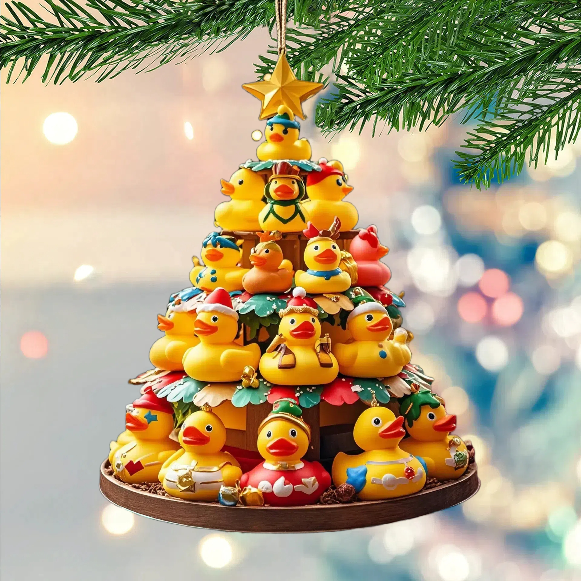 Duck Christmas Tree Ornaments