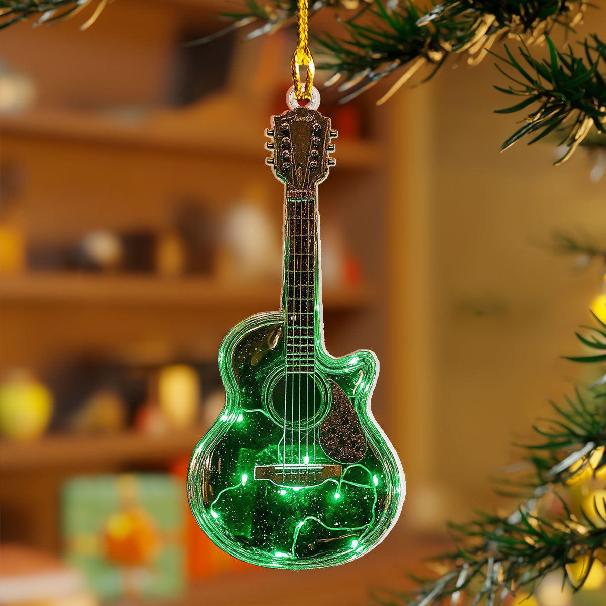 Guitar Christmas Ornament