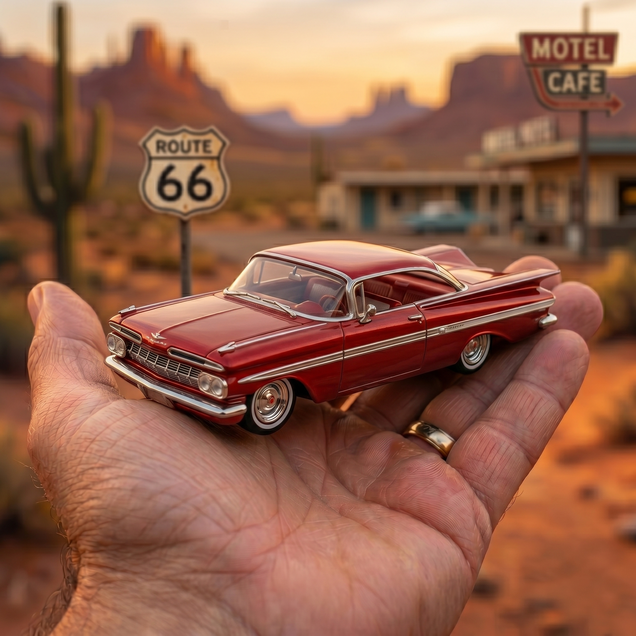 Route 66 Centennial Die-cast Model Car