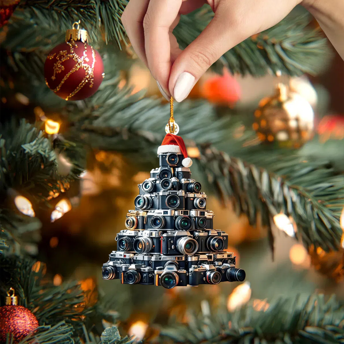 📸Camera Christmas Tree Ornament