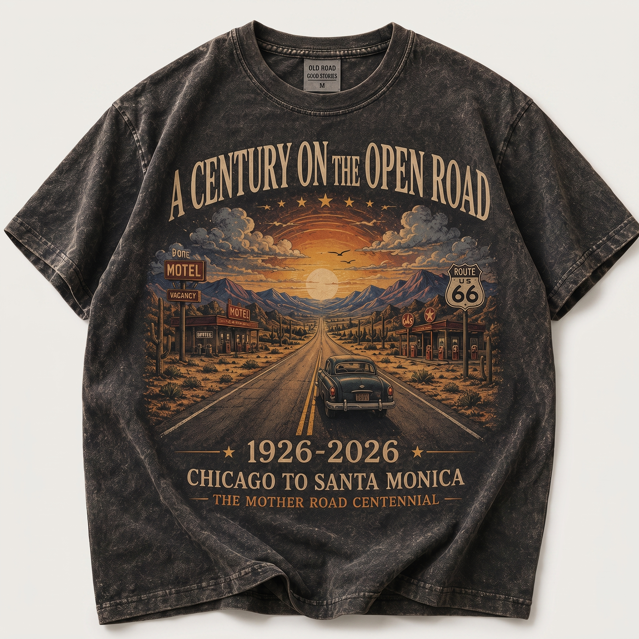 Route 66 Centennial Retro T-Shirt