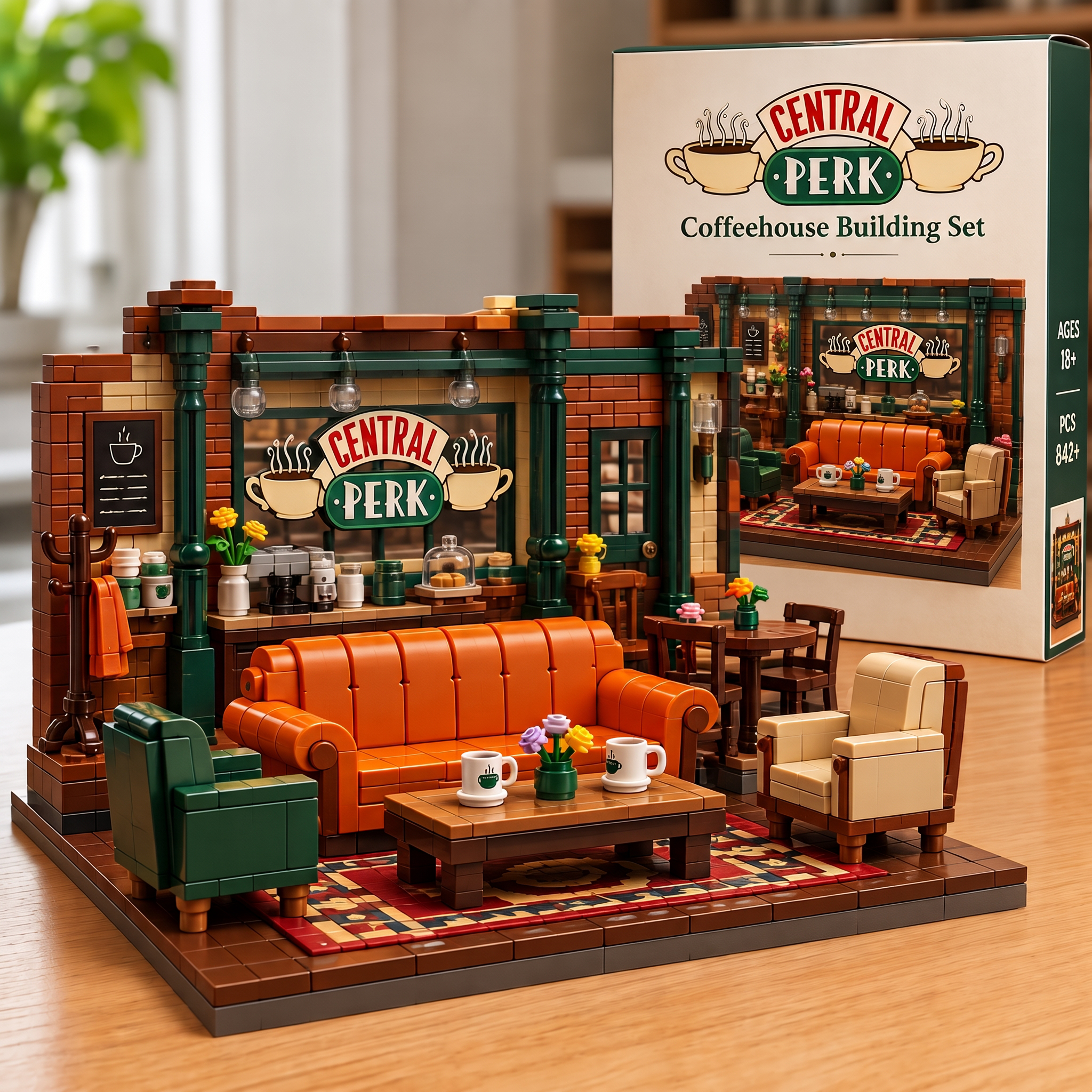 "Central Perk" Miniature Building Block Set