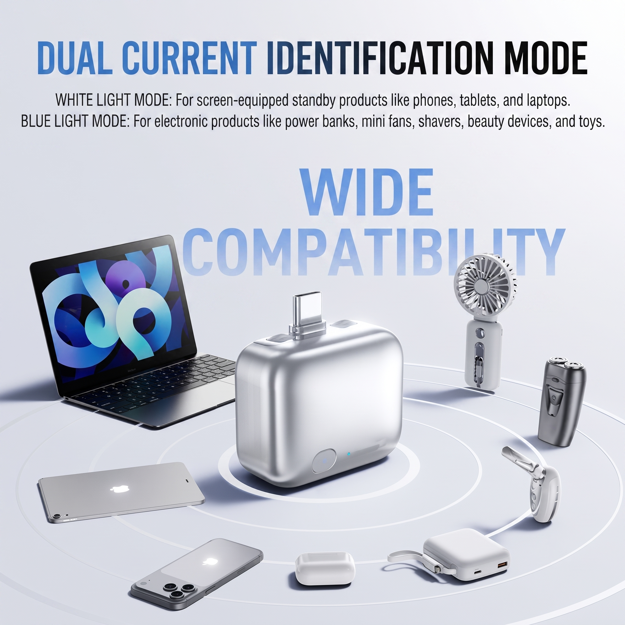 Automatic Disconnector: AI-powered full-charge detection, automatic power cutoff, and unplugging.