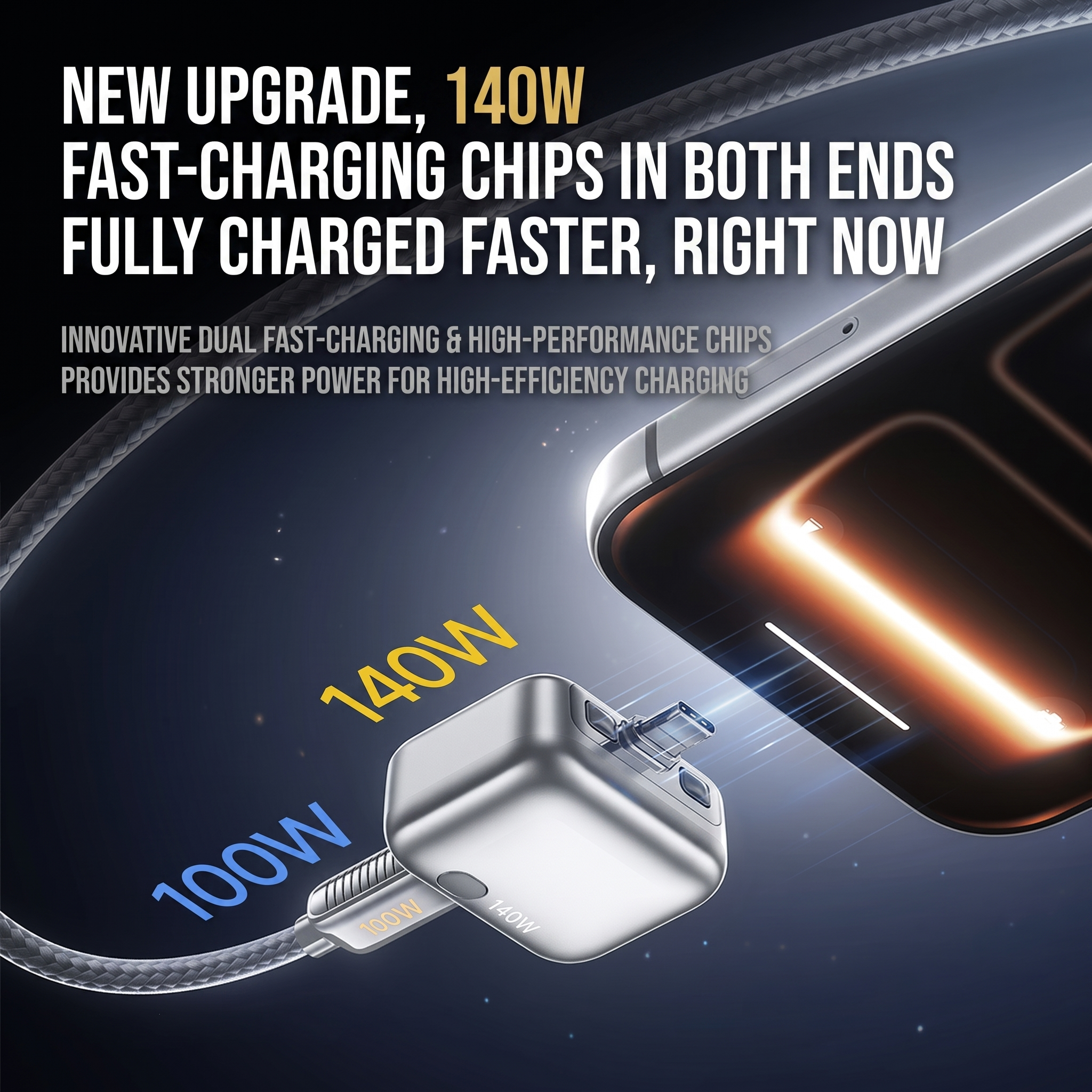 Automatic Disconnector: AI-powered full-charge detection, automatic power cutoff, and unplugging.