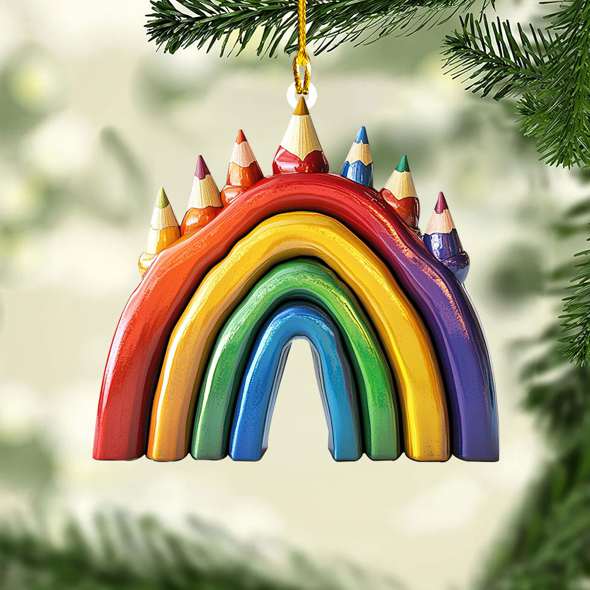 Holiday Pencil Tree Ornament