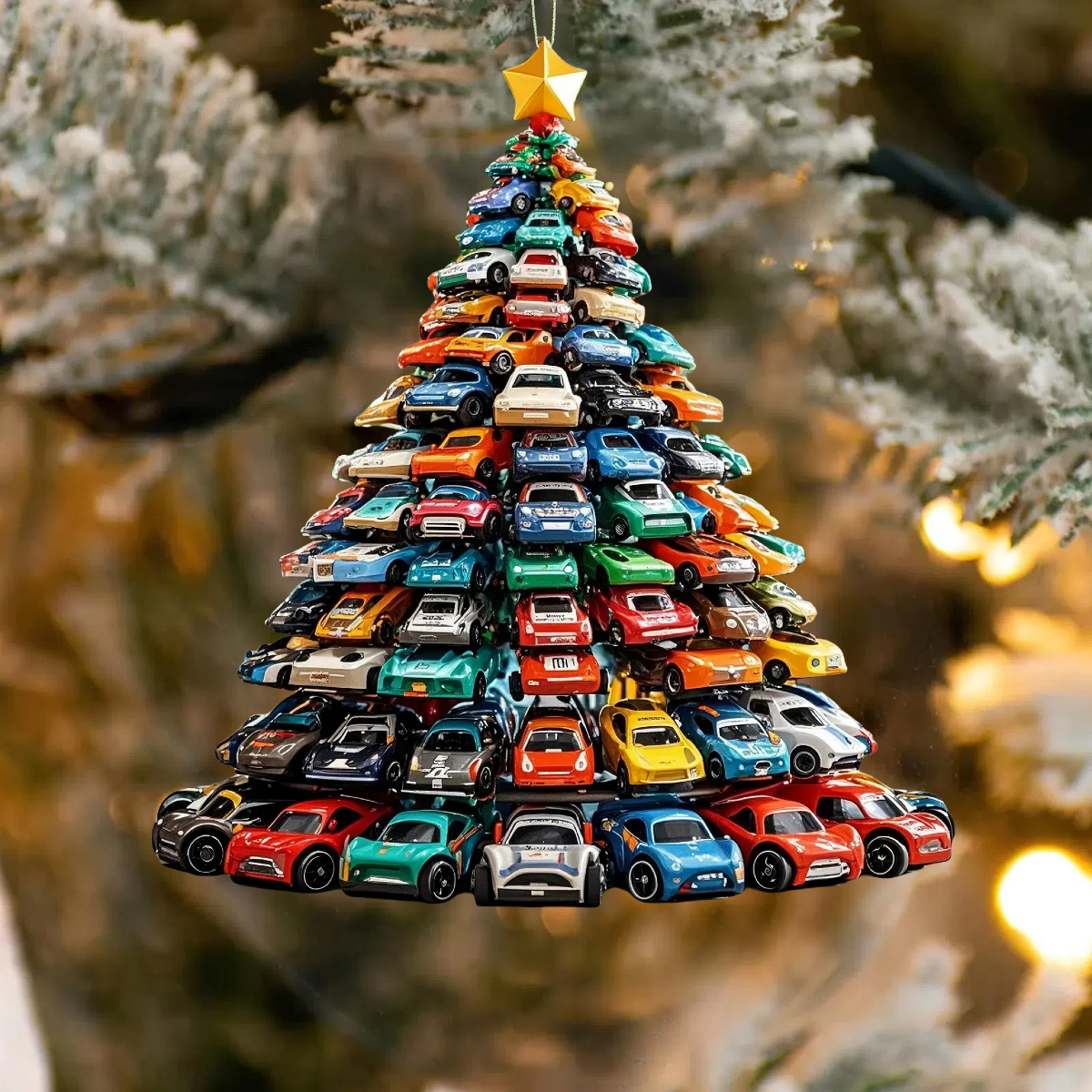 Toy Cars Christmas Tree Ornament