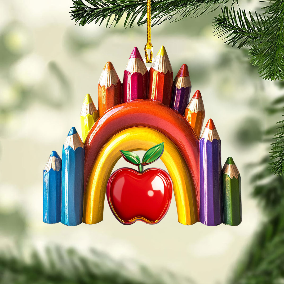 Holiday Pencil Tree Ornament