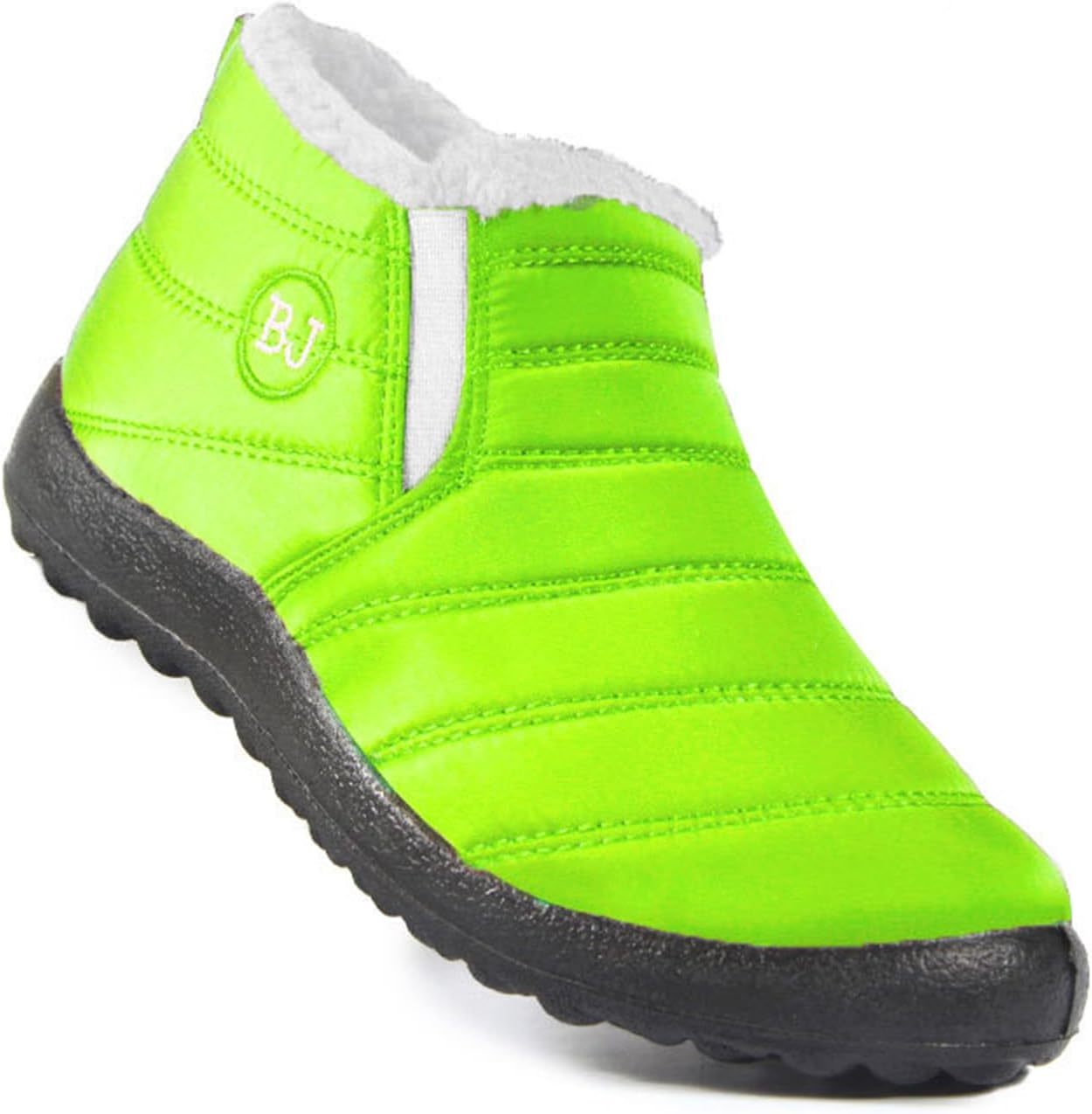 Unisex Waterproof Winter Ankle Boots – Fleece-Lined, Slip-On Design with Non-Slip Sole for Cold Weather Comfort