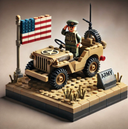 🔥🔥Veteran Honor Brick Display Kit – Works with Common Brick Collections