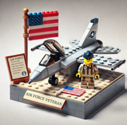 🔥🔥Veteran Honor Brick Display Kit – Works with Common Brick Collections