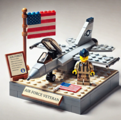 🔥🔥Veteran Honor Brick Display Kit – Works with Common Brick Collections