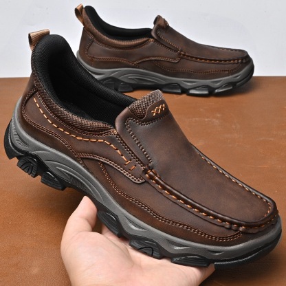 ⏰Last day! 45% OFF 🔥 Men's Genuine Leather Orthotic Walking Shoes