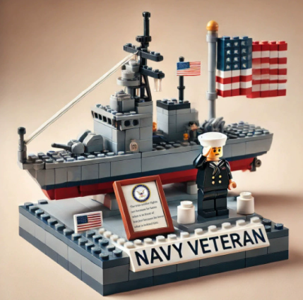 U.S. Military 250th Anniversary Commemorative Building Blocks - 100% M