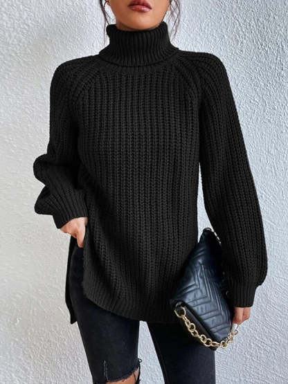 Ashlee | Chunky Knit Turtleneck Sweater