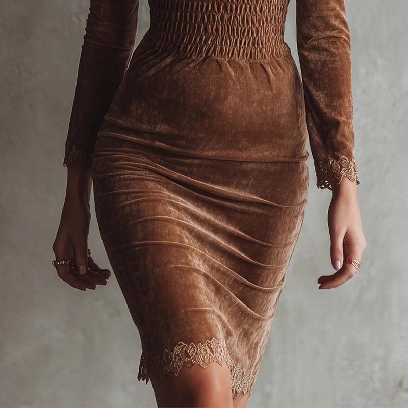 🎁New Arrival!🔥Women's Elegant Pleated Cinched Dress