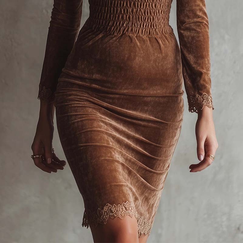 🎁New Arrival!🔥Women's Elegant Pleated Cinched Dress