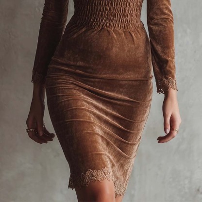 🎁New Arrival!🔥Women's Elegant Pleated Cinched Dress