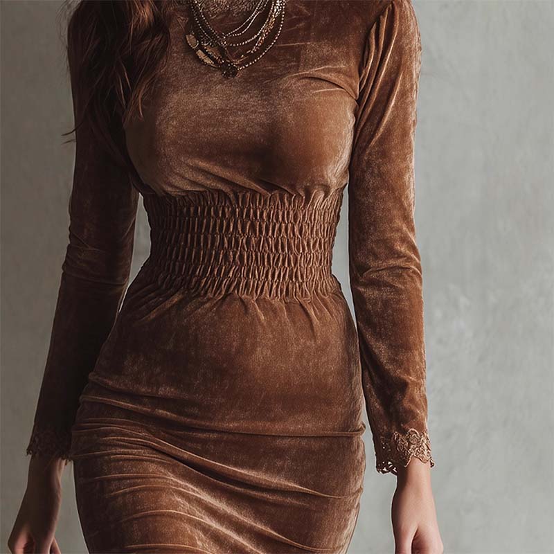 🎁New Arrival!🔥Women's Elegant Pleated Cinched Dress