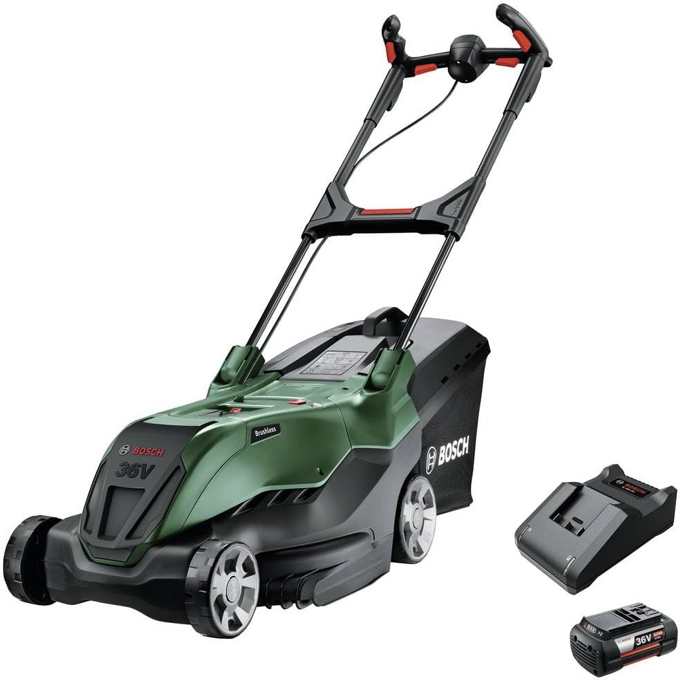 Bosch Home and Garden AdvancedRotak 36V-44-750 - Tosaerba a batteria con batteria inclusa-Comfyia