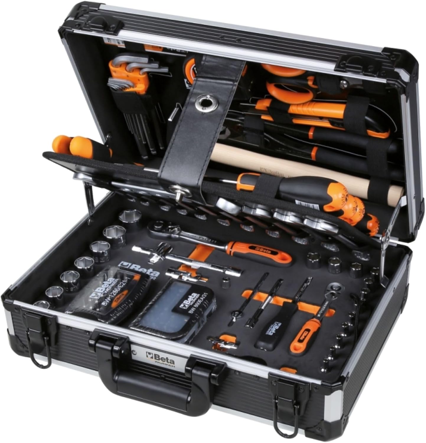 Beta BW 2054E-128 - Valigia in Plastica con Assortimento di 128 Utensili per Manutenzione Generale-Comfyia